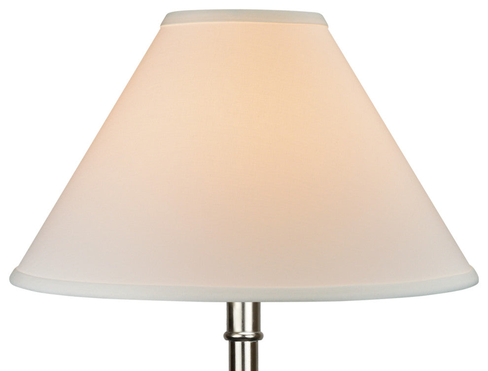 Fenchel Shades 5"x15"x10" Empire Lamp Shade, Linen Snow