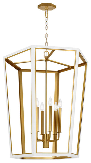 Curt Large Lantern, Matte White