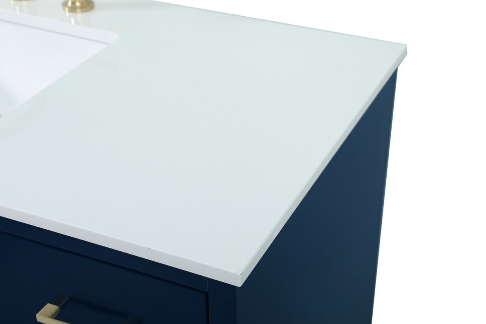 Home Living 48" Bathroom Vanity, Blue