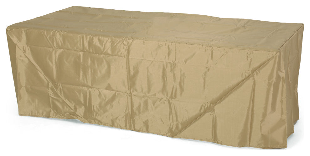 La Jolla Outdoor 50,000 BTU Rectangular Fire Pit, No Tank Holder