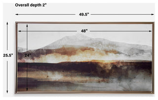 Uttermost Splash Of Land Framed Canvas