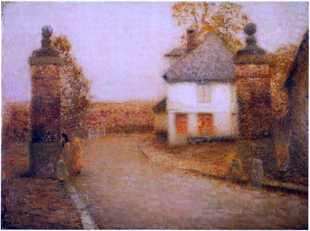 Henri Le Sidaner The Pillar, 21"x28" Gallery Wrapped Canvas Print