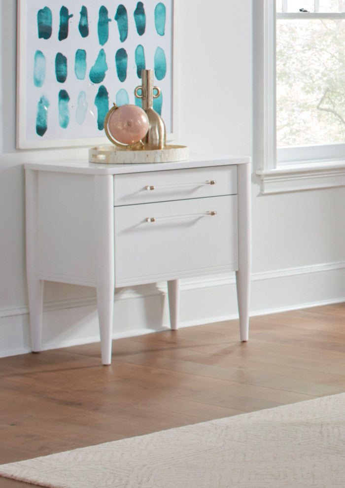Contemporary Lateral File, Office Lateral File, Accent Storage, White