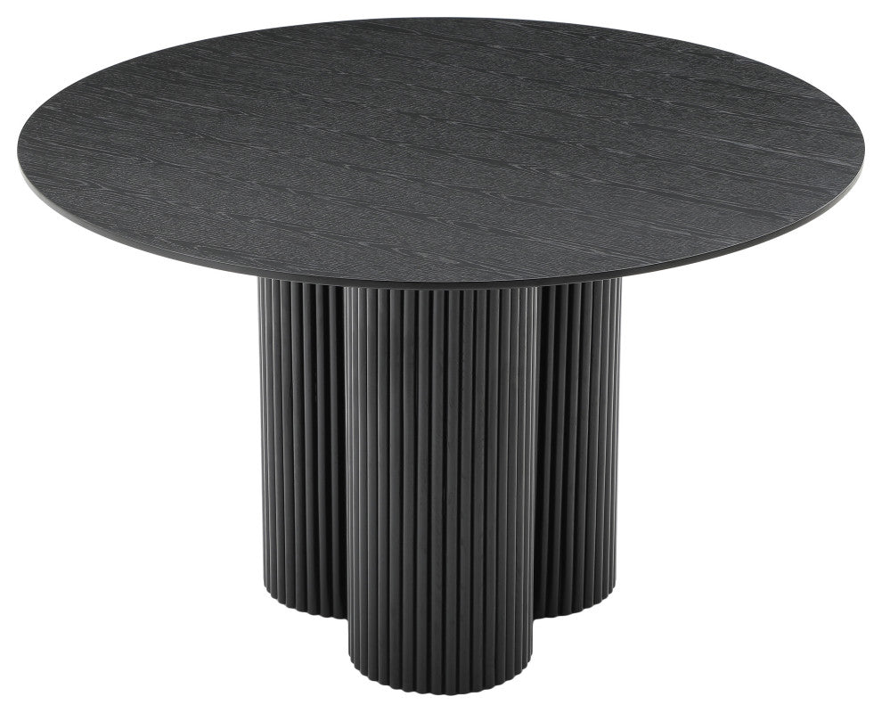 Simba Dining Table, Black, 48" Wide