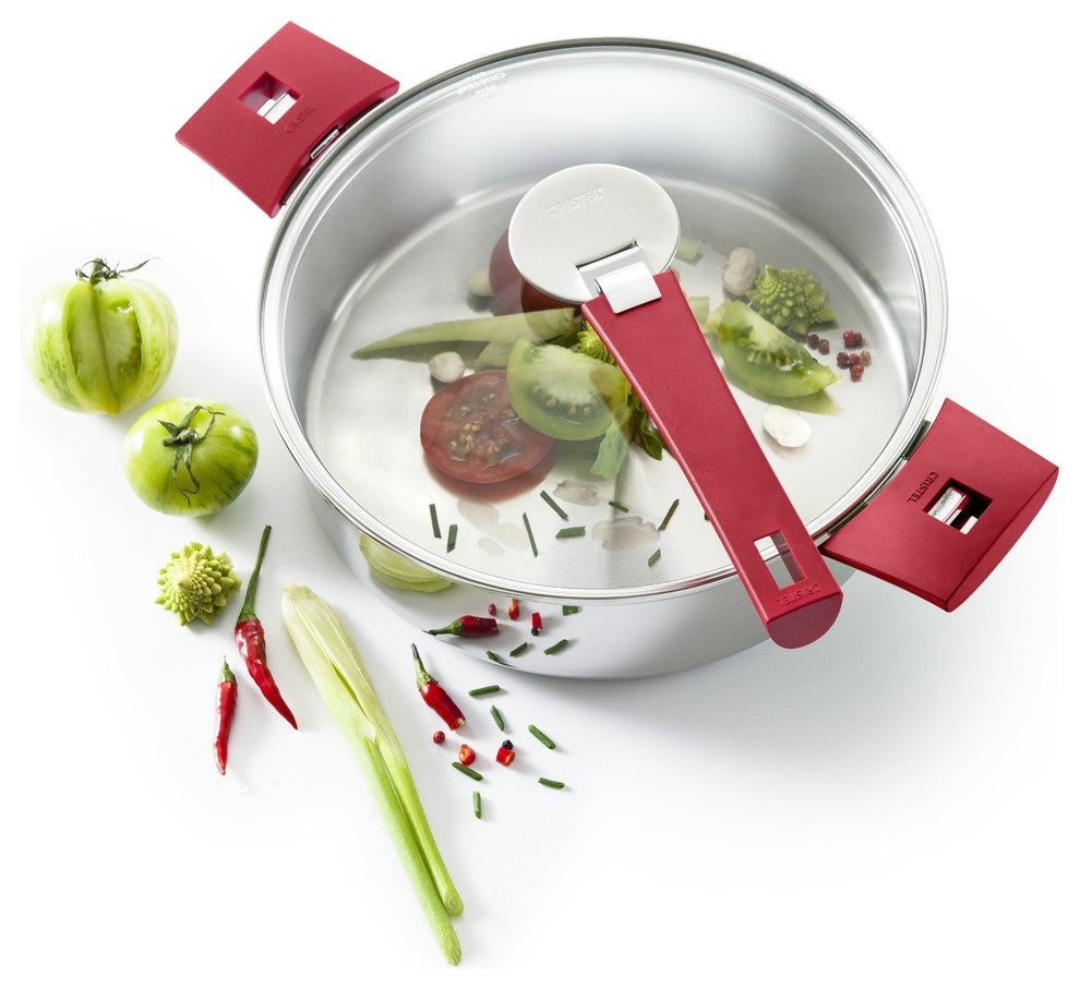 Cristel Mutine Cookware Handles, White, Set of 3
