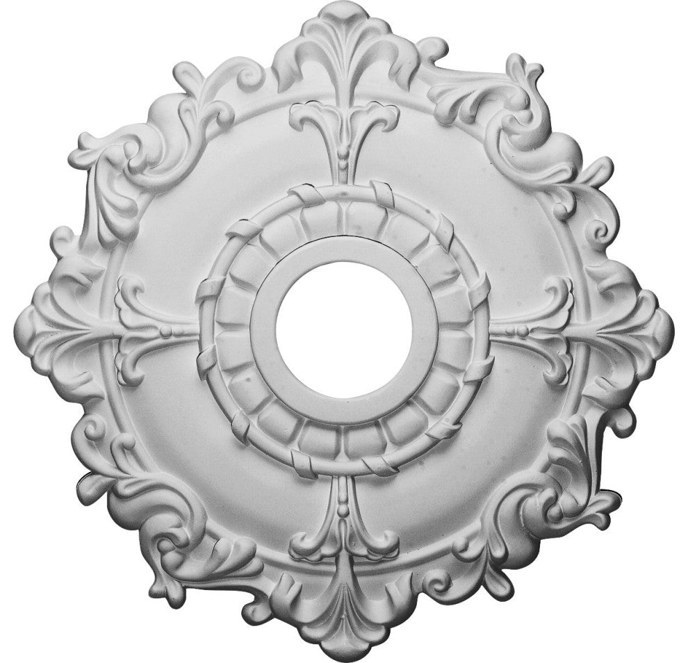 18"OD x 3 1/2"ID x 1 1/2"P Riley Ceiling Medallion