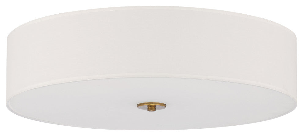 Access Mid Town 4-Light LED Flush Mount Antique Brushed Brass