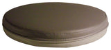 Round Leather Seat Cushion for Stool, Darkgrey/Lightgrey
