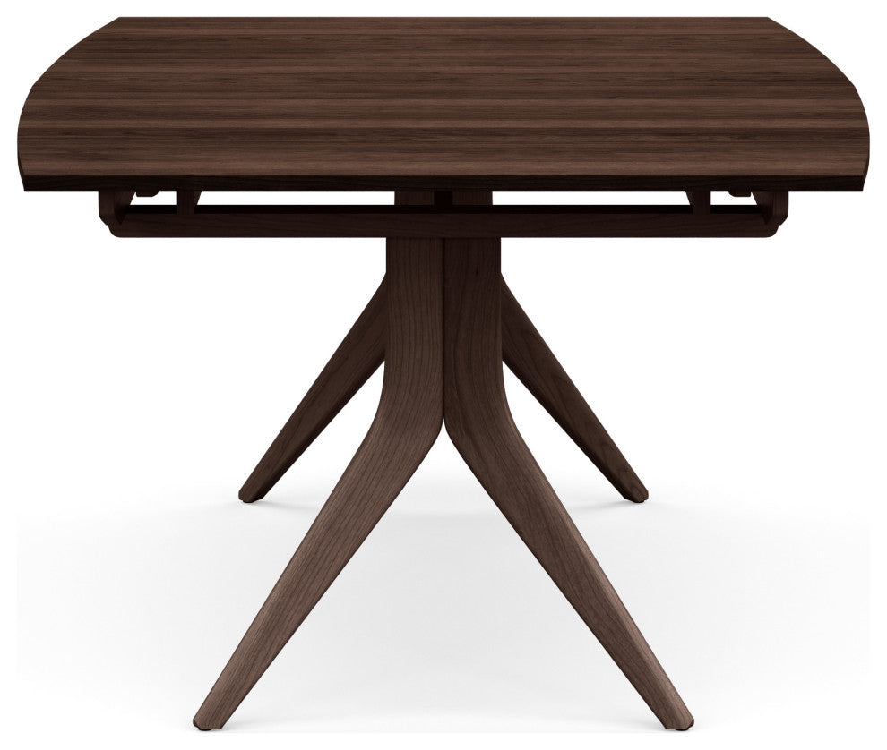 Copeland Catalina Trestle Extension Table, Smoke Cherry, 46x72