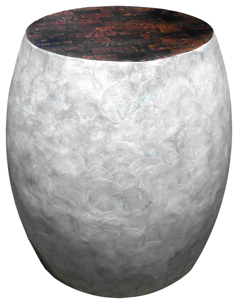 Sea Crest Shell Coco Stool