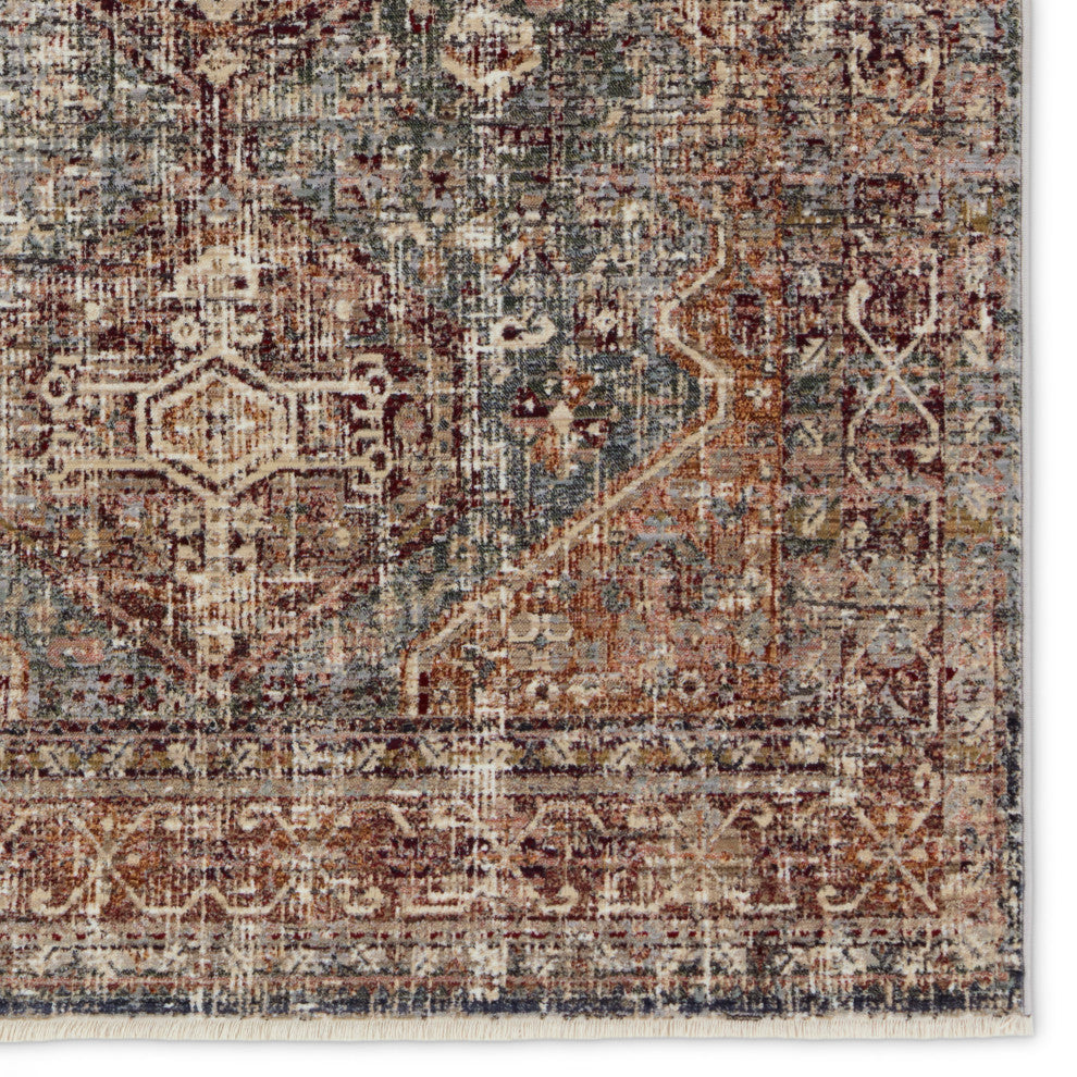Vibe Zakaria Medallion Red/Blue Area Rug 5'X8'