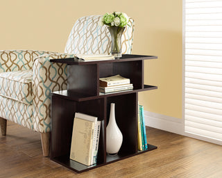 Accent Table, 24" Cappuccino