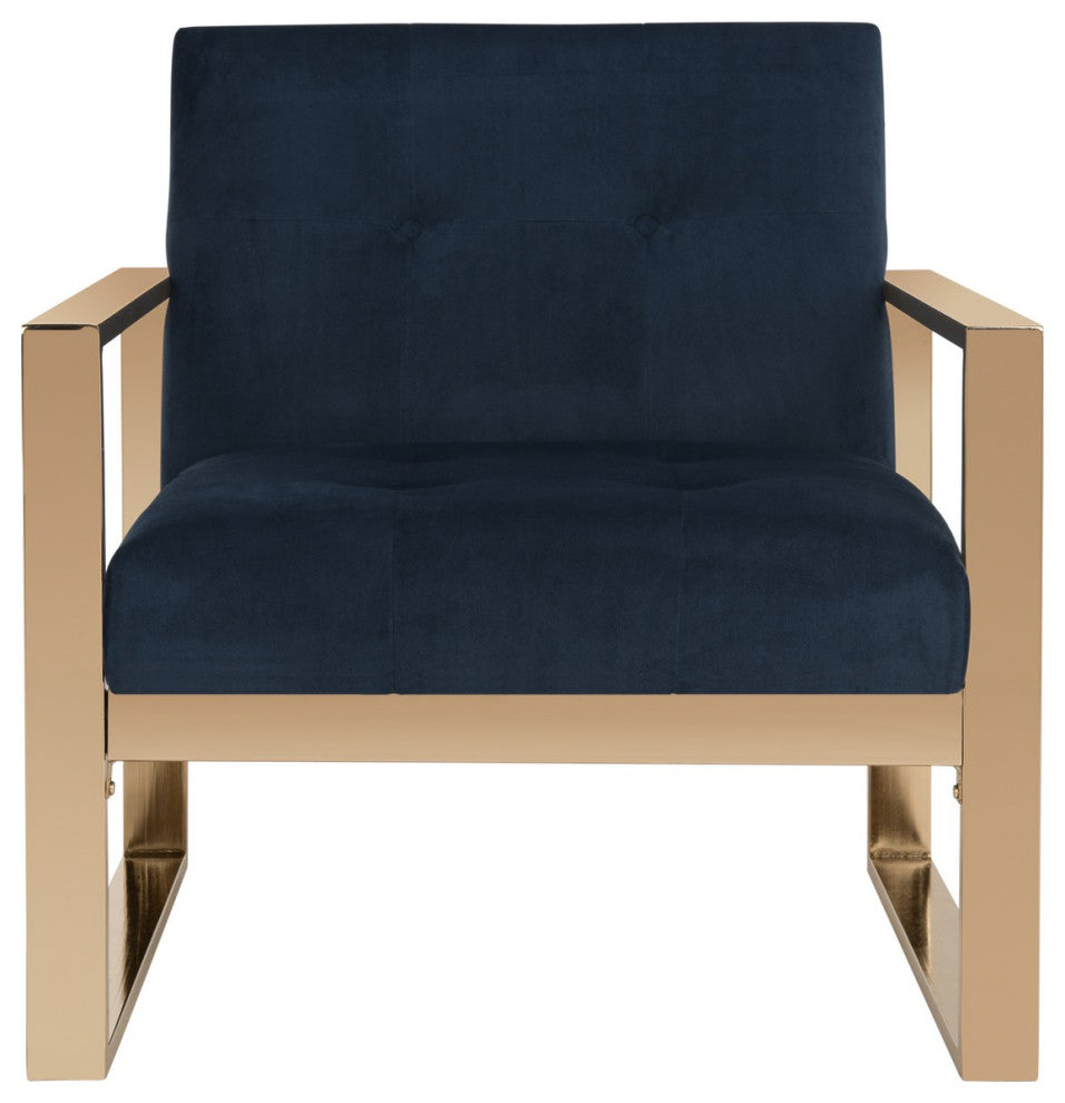 Safavieh Vasco Accent Chair, Navy