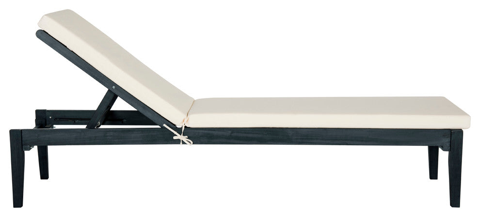 Safavieh Montclair Indoor/Outdoor Sunlounger, Dark Slate Gray
