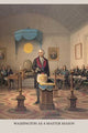 Symbols - Washington As a Free Mason- Fine Art Giclee Print 24" x 36"