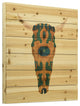 "Day of the Dead Skull Mount" Wood Wall Art Digital Print on Solid Wood Set of 2