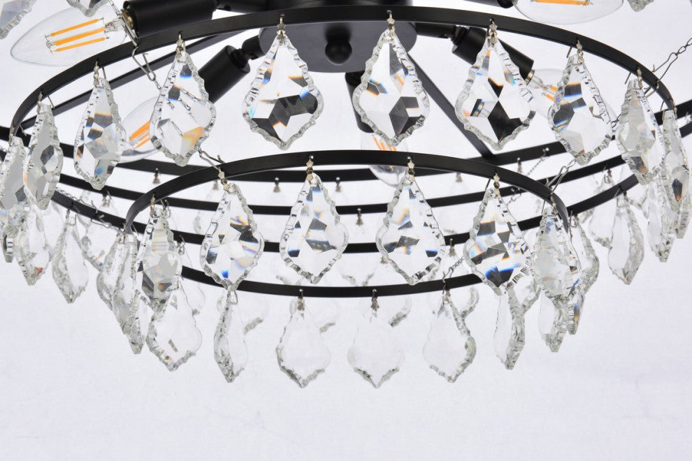 Evan 28" Pendant, Black