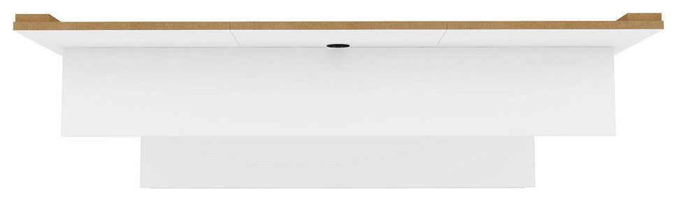 Libra Long Floating 45.35 Entertainment Center in White