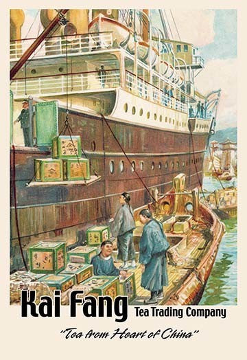 Kai Fang Tea Trading Company: Tea From the Heart of China- Fine Art Giclee Print