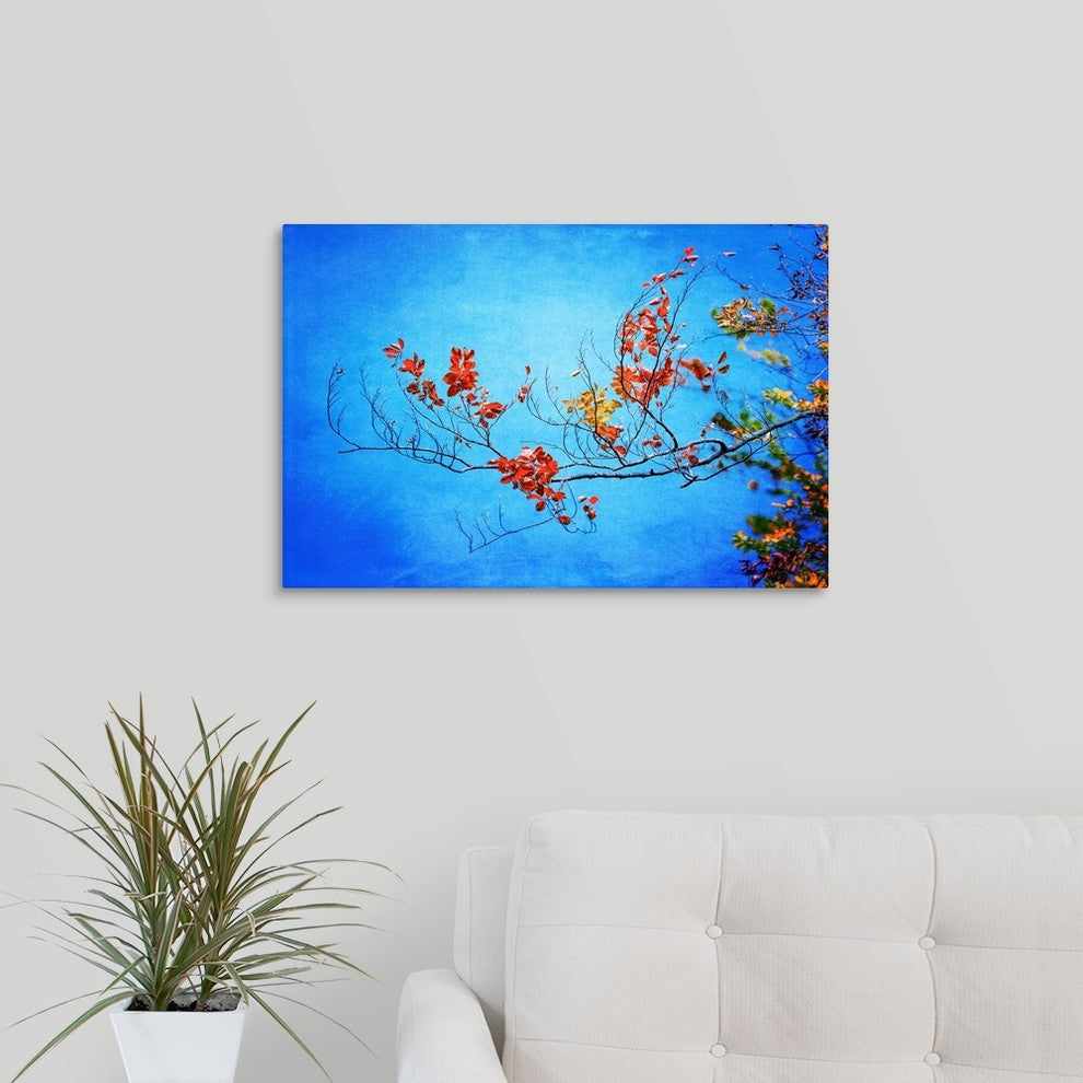 "Fall Texture" Wrapped Canvas Art Print, 24"x16"x1.5"