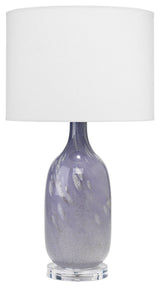 Maya Glass Table Lamp, Lavender