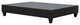Benzara BM286472 Cleo Full Size Bed Frame, Solid Wood, Soft Dark Gray Linen