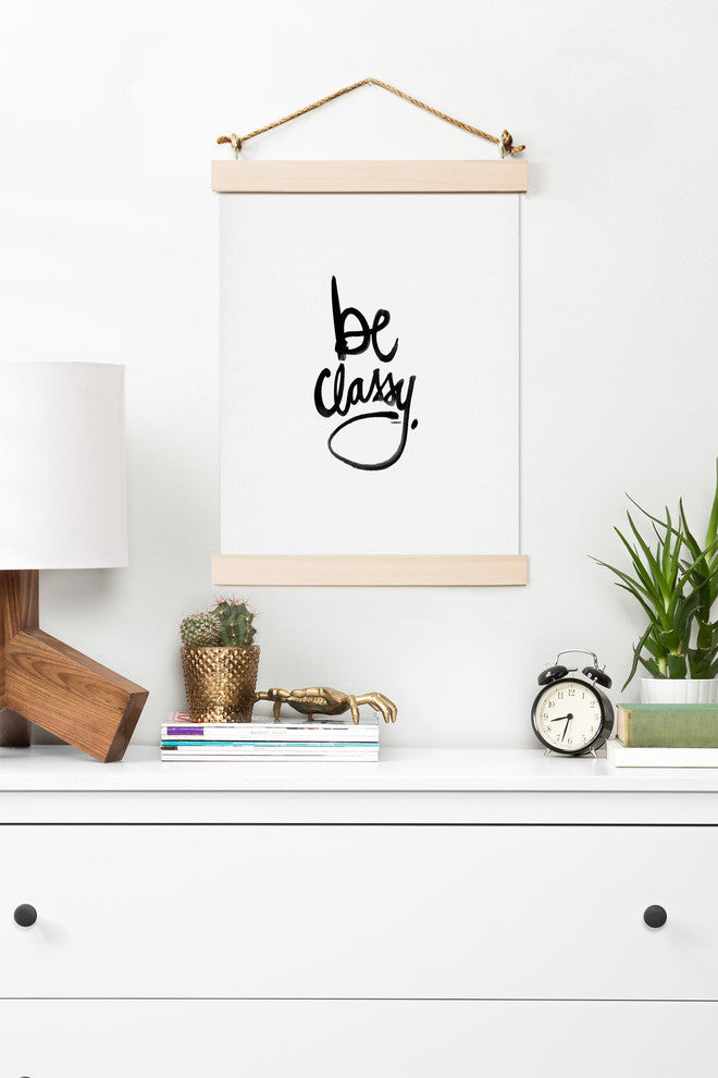 Deny Designs Kal Barteski Be Classy Art Print
