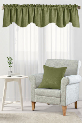 Angola Jacquard Pillow Shell and Valance Set, Sweet Pea, Pillow