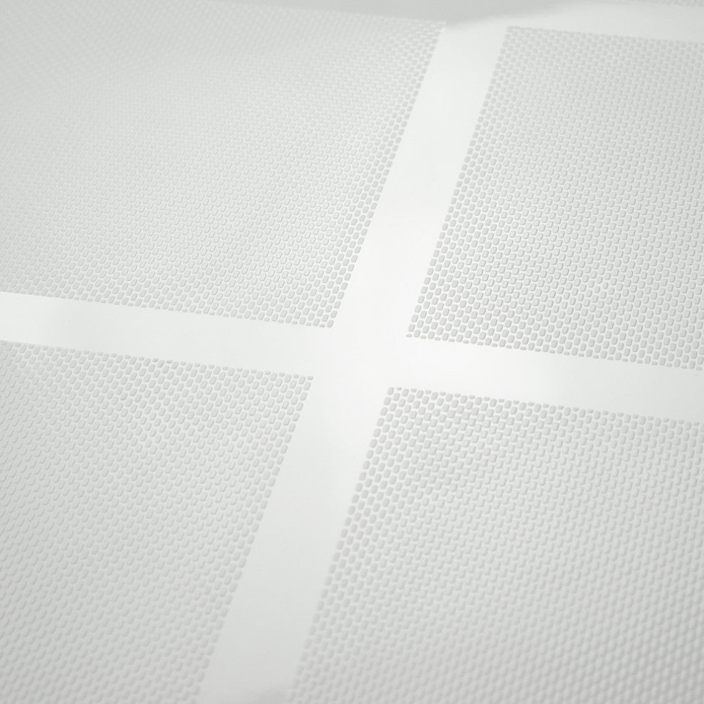 Transolid Linear 60"x30" Rectangular Alcove Shower Base with Left Hand Drain, White, Right Hand