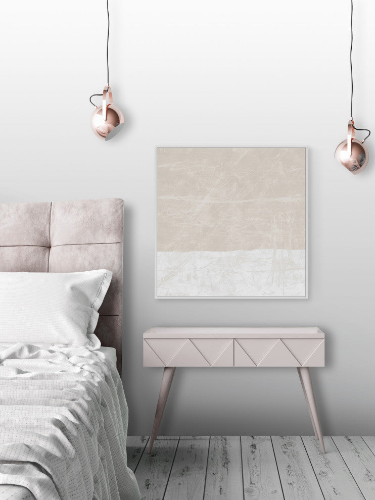 "Inward Passage" Floater Framed Painting Print on Canvas, 18x18