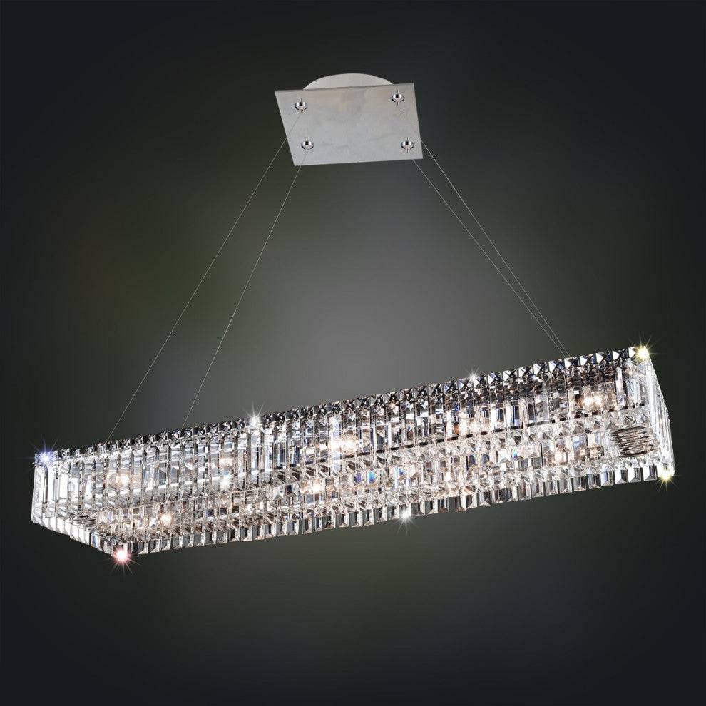 Baguette 12-Light Modern Mini-Pendant by Allegri