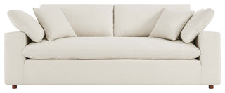 Commix Down Filled Overstuffed Sofa - Light Beige