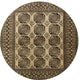 Ahgly Company Indoor Round Traditional Area Rugs, 4' Round