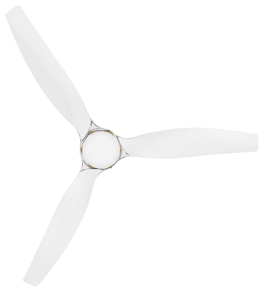 Hinkley Facet LED Ceiling Fan, Heritage Brass, 52"
