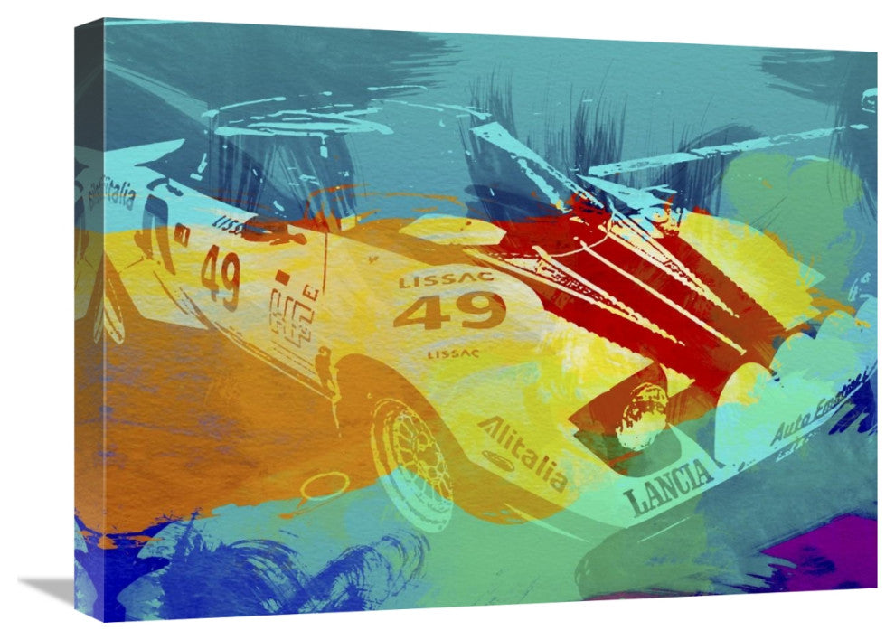 "Lancia Stratos Watercolor 1" Fine Art Print