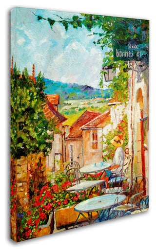 David Lloyd Glover 'Provence Cafe Morning' Canvas Art, 24"x32"