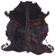 Organic Natural Hair-On Cowhide Area Rug 6' 8" X 6' 6" C1708