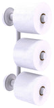 Prestige Regal 3 Roll Reserve Roll Toilet Paper Holder, Matte White