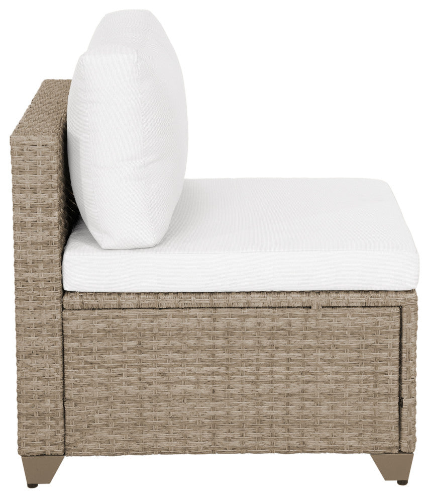 Maui 7-Piece Outdoor Conversation Set, Coffee Table, Linen White