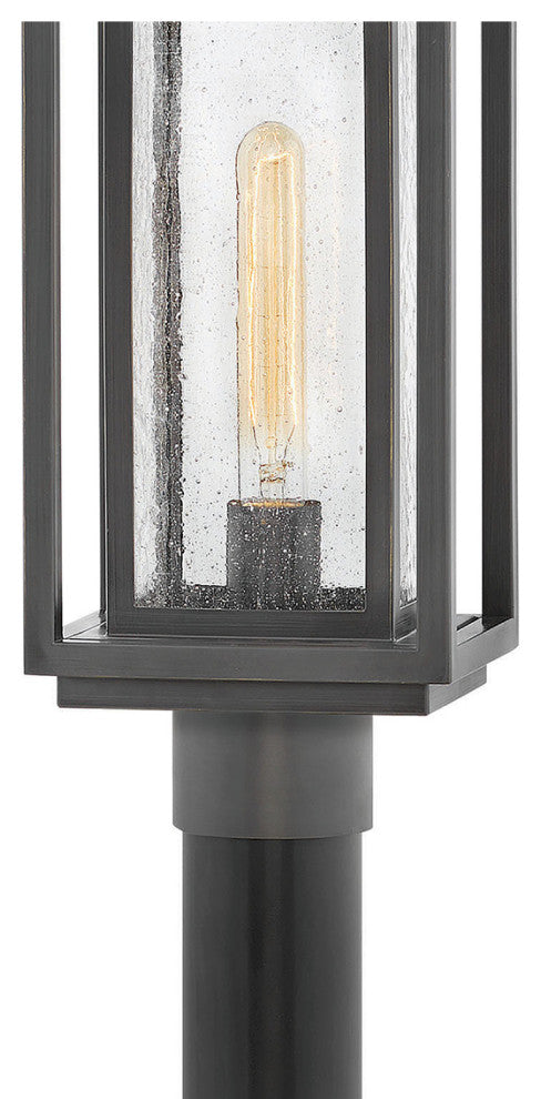 Hinkley Republic Medium Post Top Or Pier Mount Lantern, Oil Rubbed Bronze