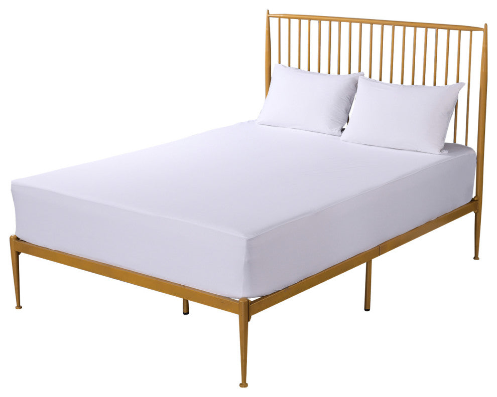 Permalux 3-Piece Fitted Waterproof Mattress Protector Set, Cal King