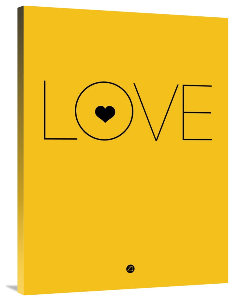 "Love Poster Yellow" Fine Art Print