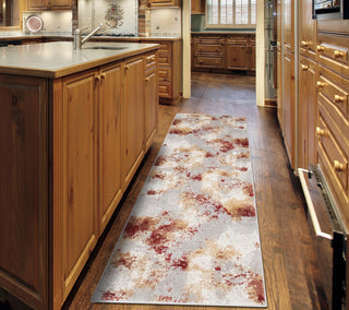 Noori Rug High-Low Robyn Grey/Red Rug