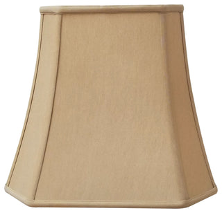 Royal Designs Square Cut Corner Basic Lampshade, Antique Gold, Antique Gold, 9.5