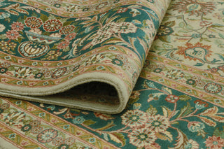 Pak-Persian Eduardo Gray/Green Rug, 9'2x12'1