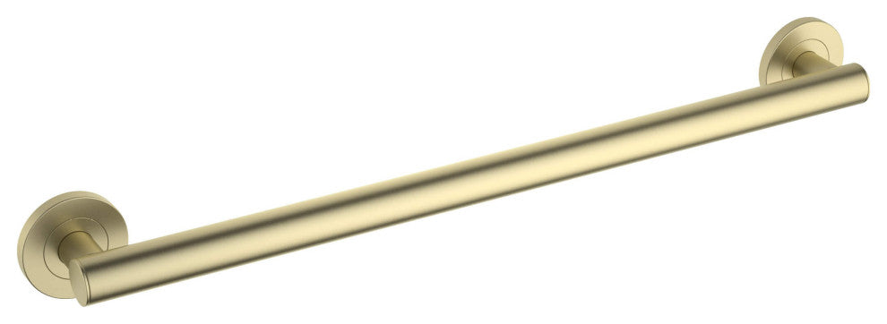 24" Stainless Steel Bathroom Safety Grab Bar, Brushed Gold