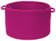 Colonial Mills Basket Simply Home Solid Magenta Round