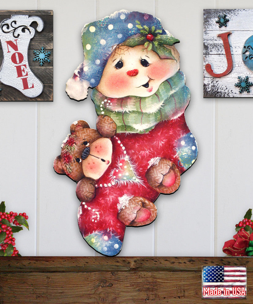 Bearly Hanging On Door Hanger
