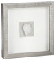 Muzo Silver Framed Crystal Wall Decor, 12"x12"