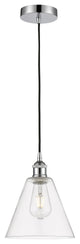 Innovations 616-1P-PC-GBC-82 Edison Cone 1 Light Mini Pendant, Polished Chrome